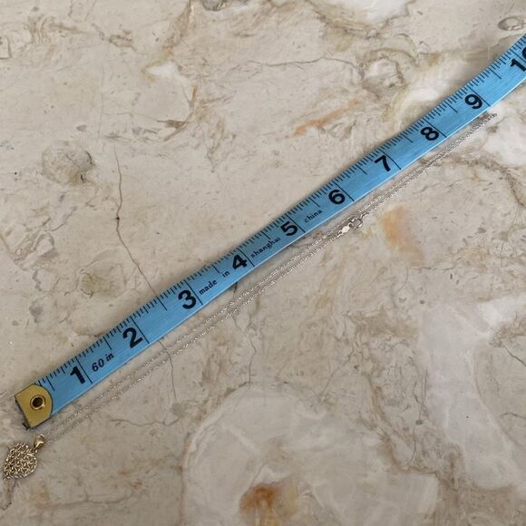 Michael Hill 10K Yellow & White Gold Heart Necklace - Picture 8 of 8